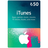 Apple Store iTunes Hediye Kartı 50 TL