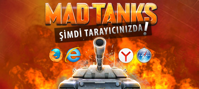Mad Tanks Artık Tarayıcınızda!