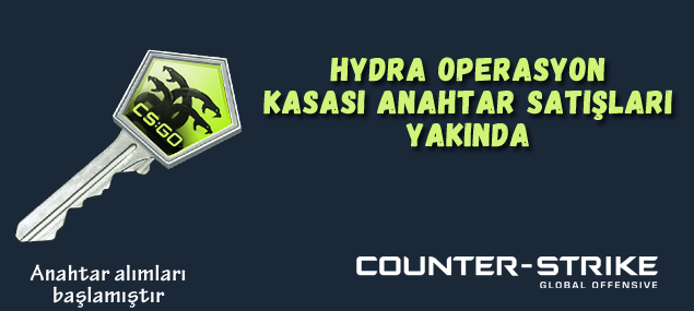 Hydra operasyonu kasası anahtar satışları yakında başlıyor..