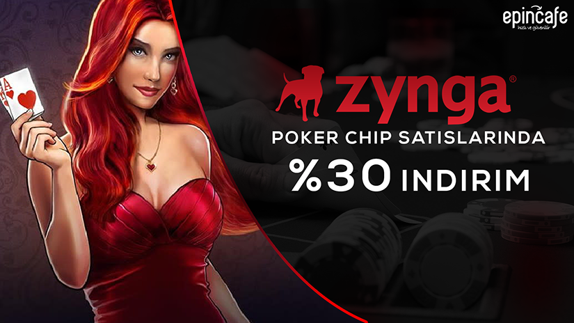 Zynga Poker Chip Satışında %30 İndirim
