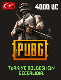 3000 + 1000 PUBG UC ( Türkiye)