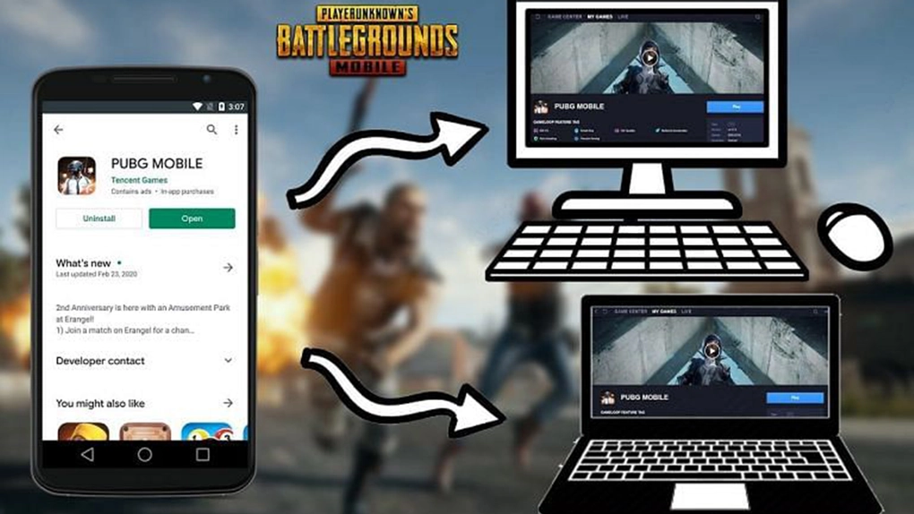 pubg mobile i internet olmadan pc ye