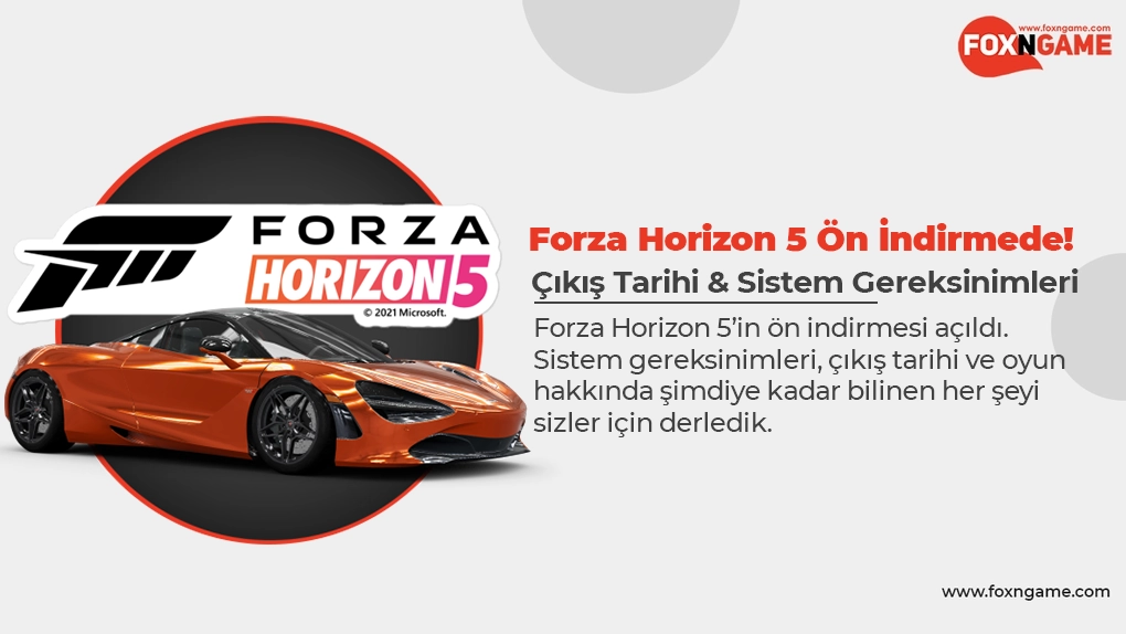 Forza Horizon 5 Pre-Download Opened! - FOXNGAME